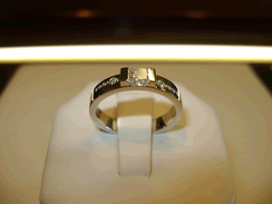 Square Diamond Ring