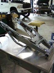 Chrome swingarm